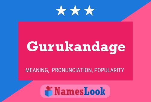 Gurukandage Name Poster