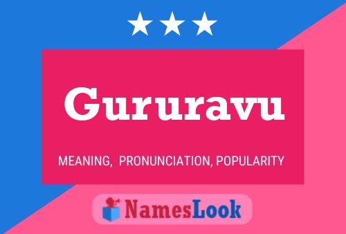 Gururavu Name Poster