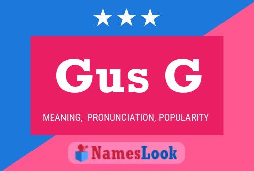 Gus G Name Poster