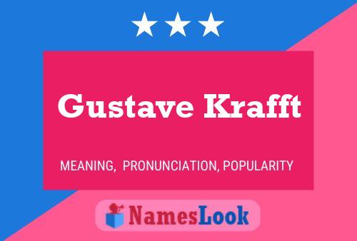 Gustave Krafft Name Poster