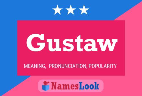 Gustaw Name Poster