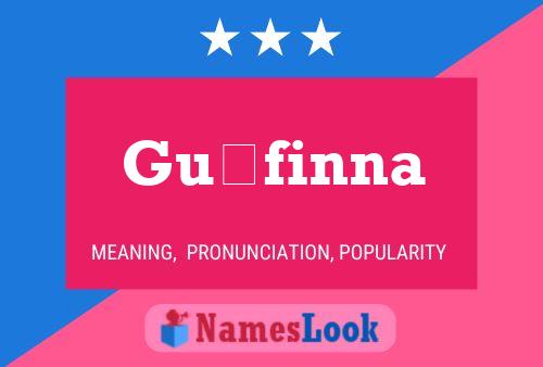 Guðfinna Name Poster