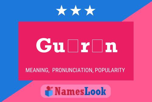 Guðrún Name Poster