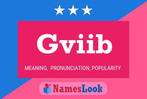 Gviib Name Poster