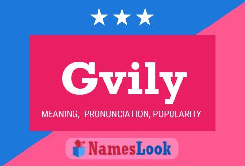 Gvily Name Poster