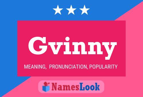 Gvinny Name Poster