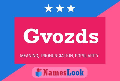 Gvozds Name Poster