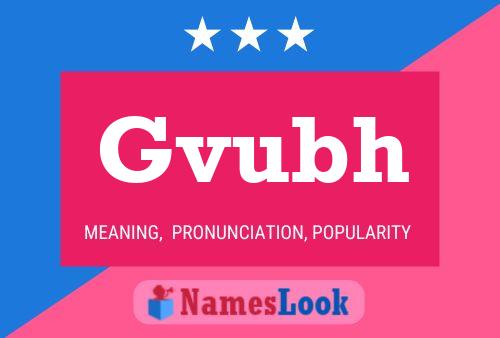 Gvubh Name Poster