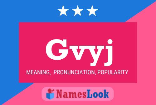 Gvyj Name Poster