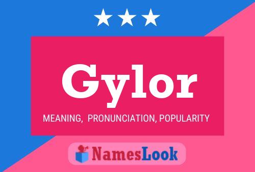 Gylor Name Poster