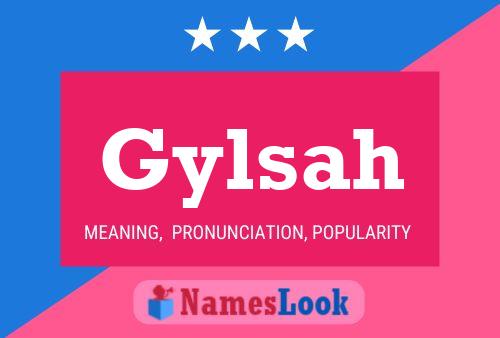 Gylsah Name Poster