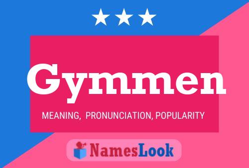 Gymmen Name Poster