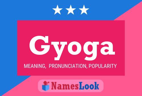 Gyoga Name Poster