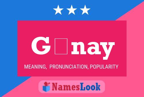 Günay Name Poster