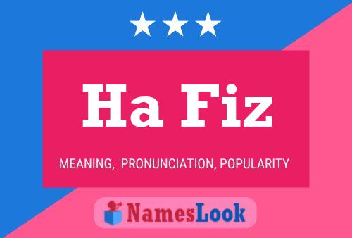 Ha Fiz Name Poster