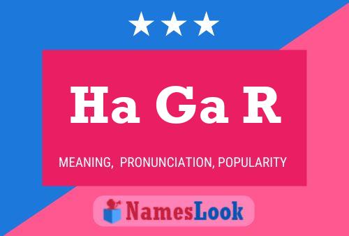 Ha Ga R Name Poster