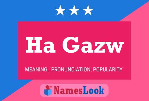 Ha Gazw Name Poster