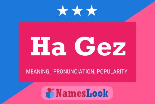 Ha Gez Name Poster