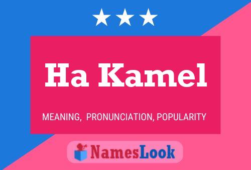 Ha Kamel Name Poster