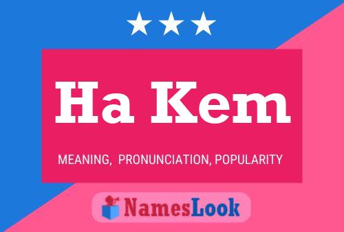 Ha Kem Name Poster