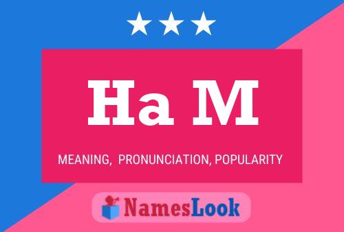 Ha M Name Poster