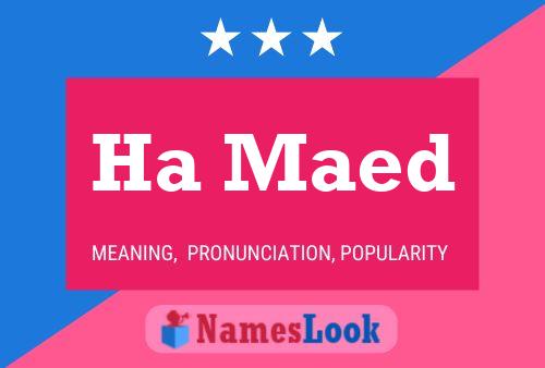 Ha Maed Name Poster