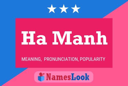 Ha Manh Name Poster