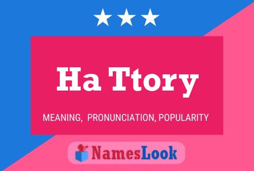 Ha Ttory Name Poster