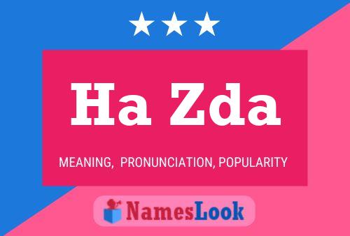 Ha Zda Name Poster