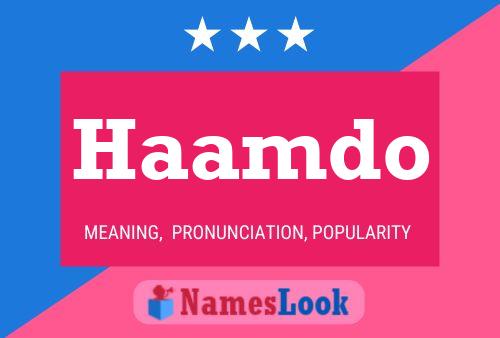 Haamdo Name Poster