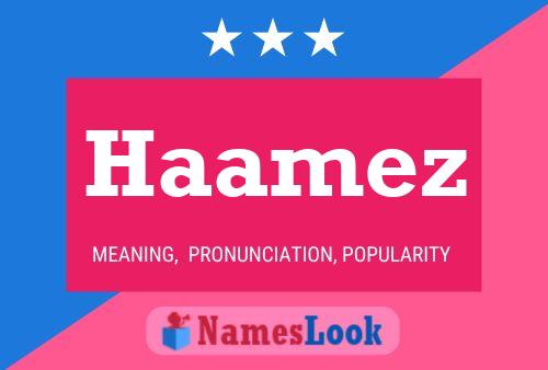 Haamez Name Poster