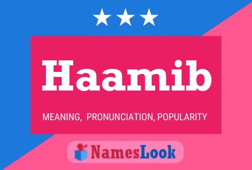 Haamib Name Poster