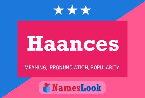 Haances Name Poster