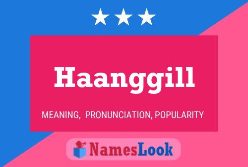 Haanggill Name Poster