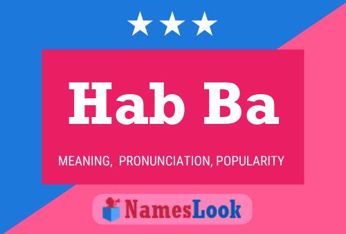 Hab Ba Name Poster