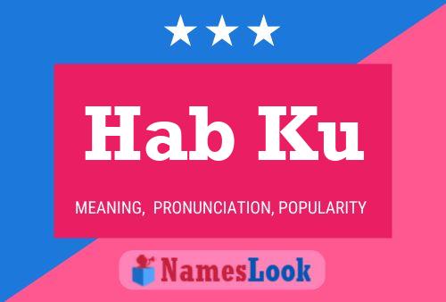 Hab Ku Name Poster