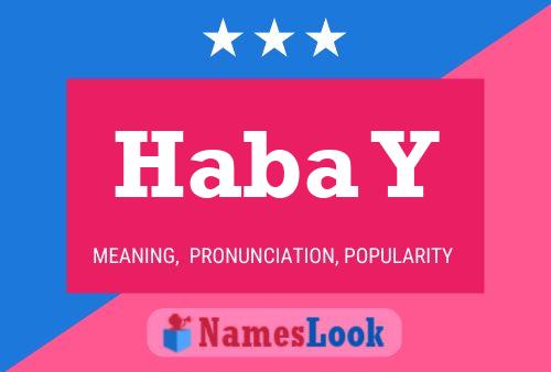 Haba Y Name Poster