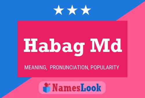 Habag Md Name Poster