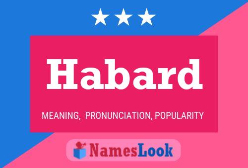 Habard Name Poster