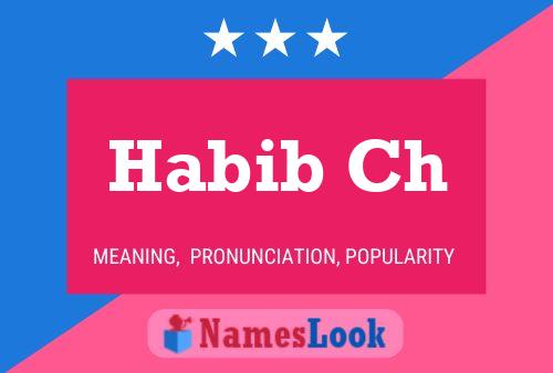 Habib Ch Name Poster