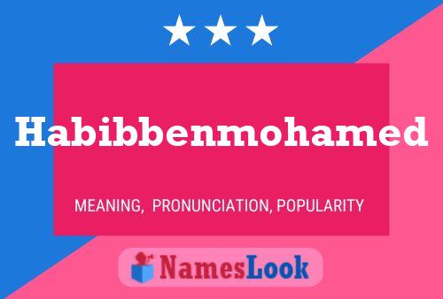 Habibbenmohamed Name Poster