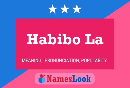 Habibo La Name Poster