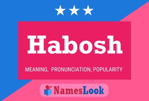 Habosh Name Poster