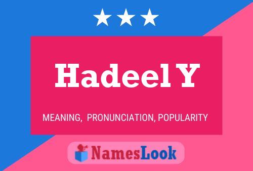 Hadeel Y Name Poster