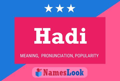 Hadi Name Poster