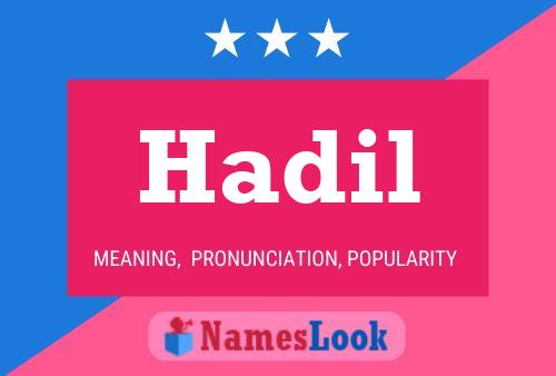 Hadil Name Poster