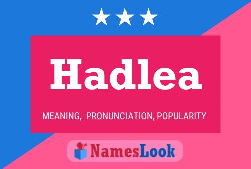 Hadlea Name Poster