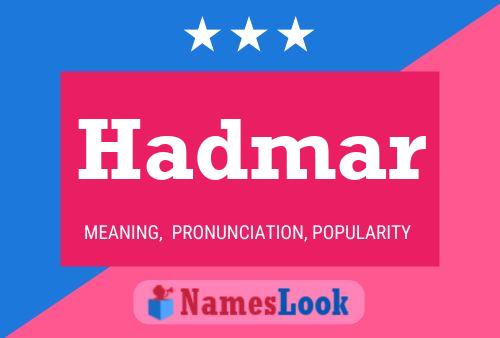 Hadmar Name Poster