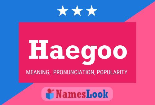 Haegoo Name Poster