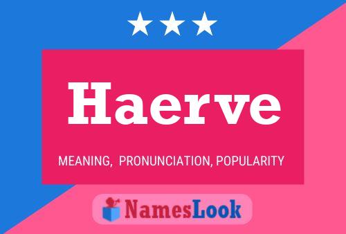 Haerve Name Poster